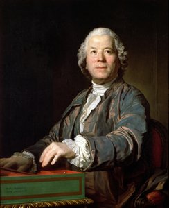 Christoph Willibald Gluck (1714-87) aan het spinet, 1775